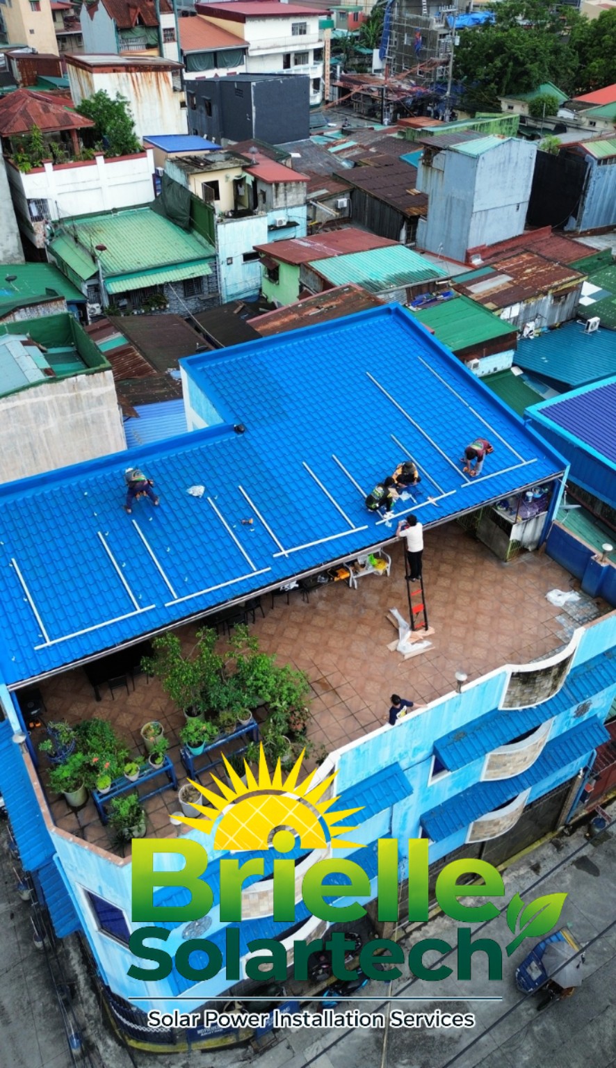 Brielle Solartech installation field photo